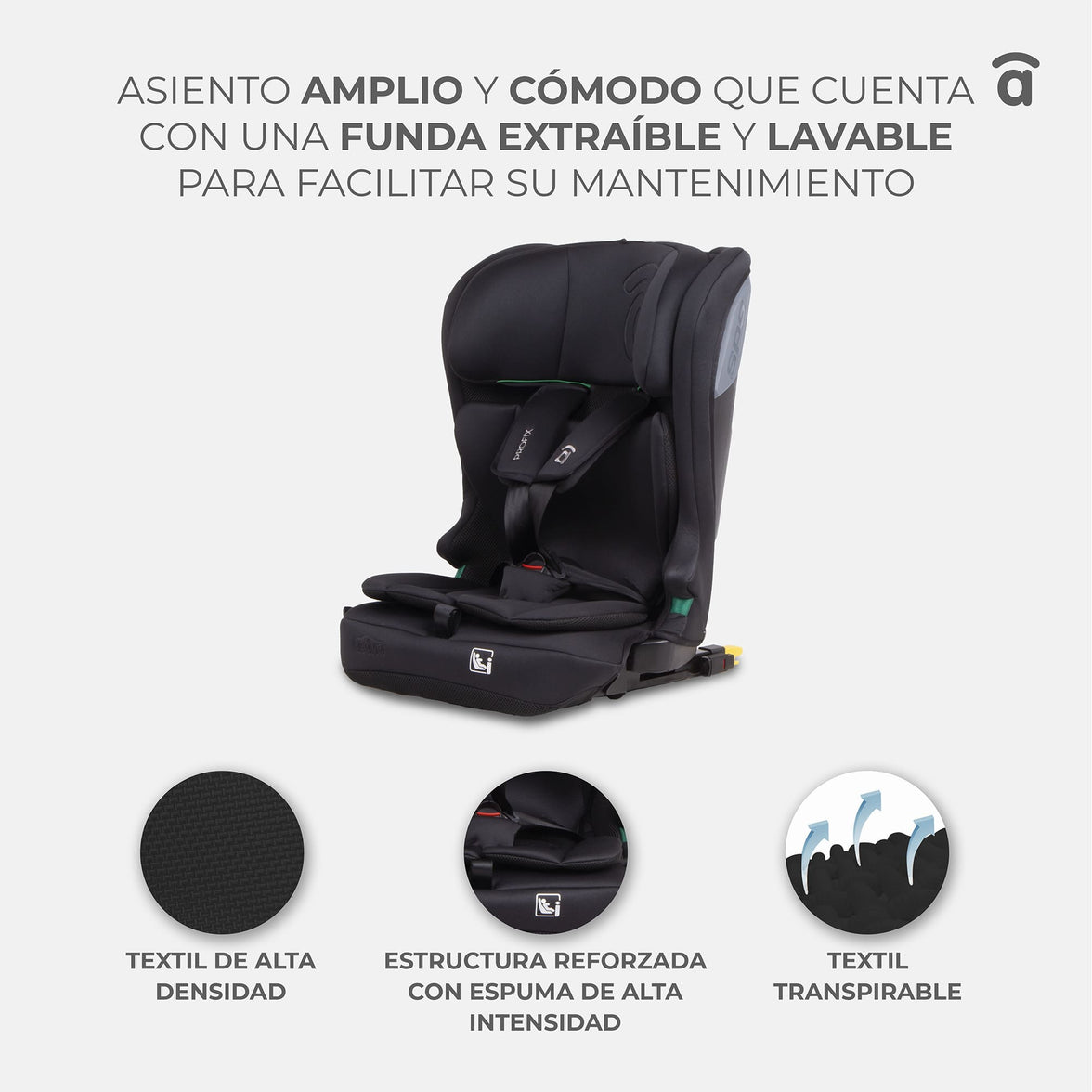 Cadeira auto I-Size Profix preta