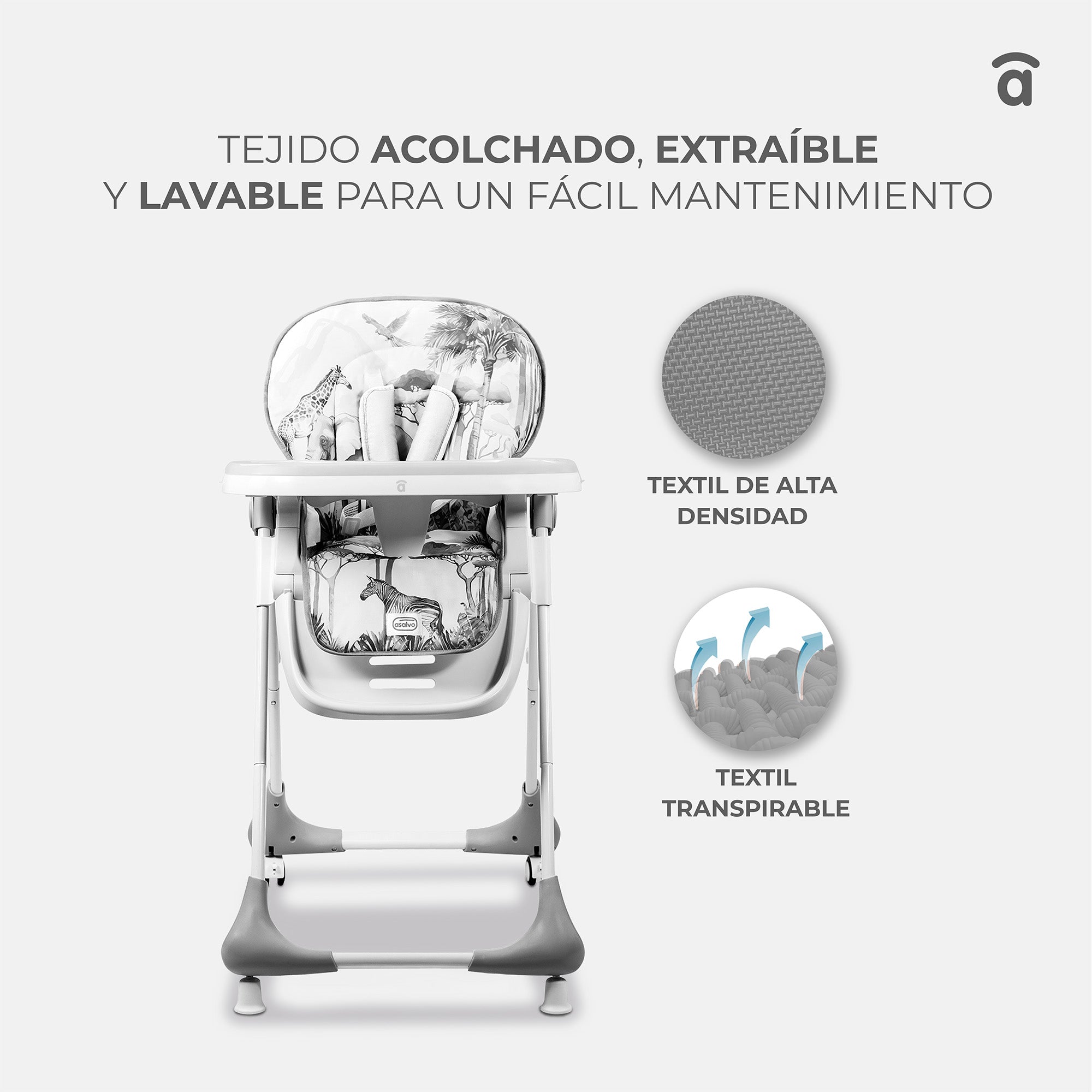 Chef Forest Pink High Chair