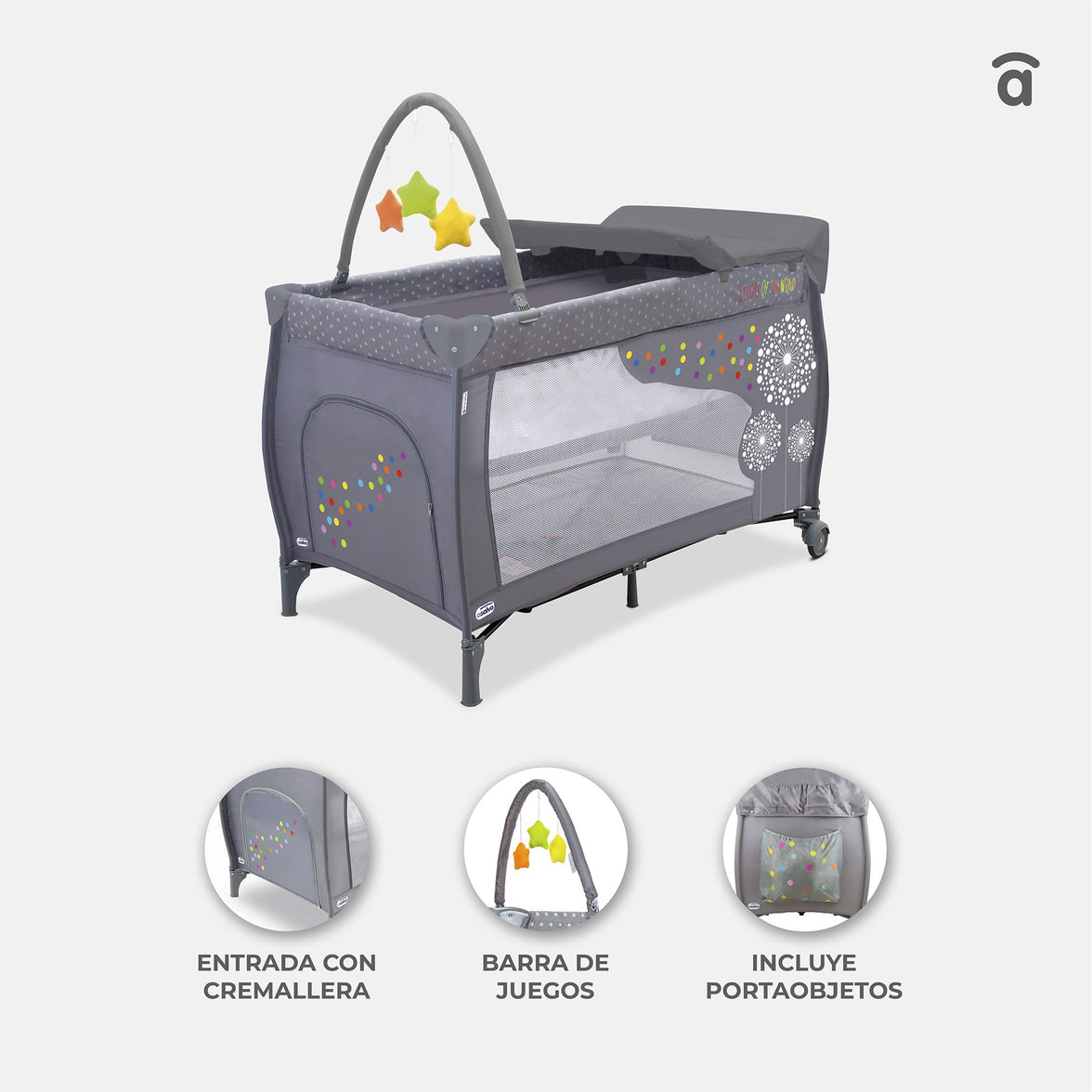 Complete Travel Crib Plus Grinder
