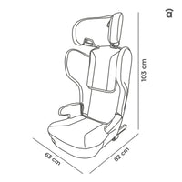 Kipling black car seat