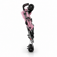 Poussette rose raton laveur Yolo