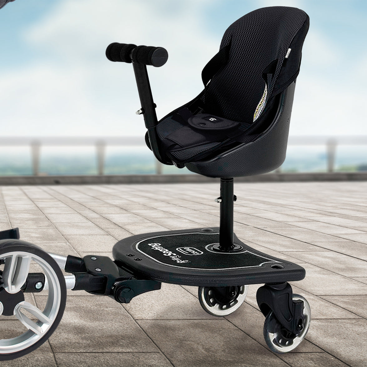 Scooter with Buggy Board Seat for Stroller