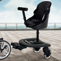 Scooter with Buggy Board Seat for Stroller