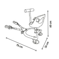 Scooter with Buggy Board Seat for Stroller
