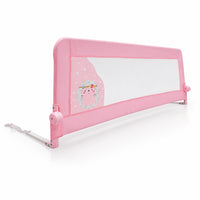 Barreira de Cama 2-em-1 de 150cm para Cama Ninho ou Standard Ouriço Rosa