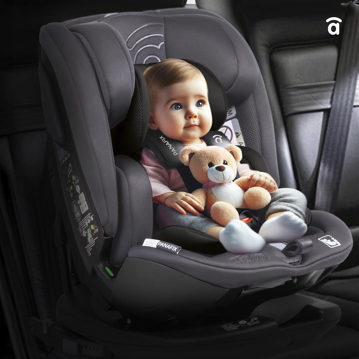 Panafix Gray Car Seat