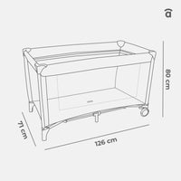 Parcheesi Balearic Travel Crib