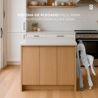 Trona con Ruedas Conejito Rosa