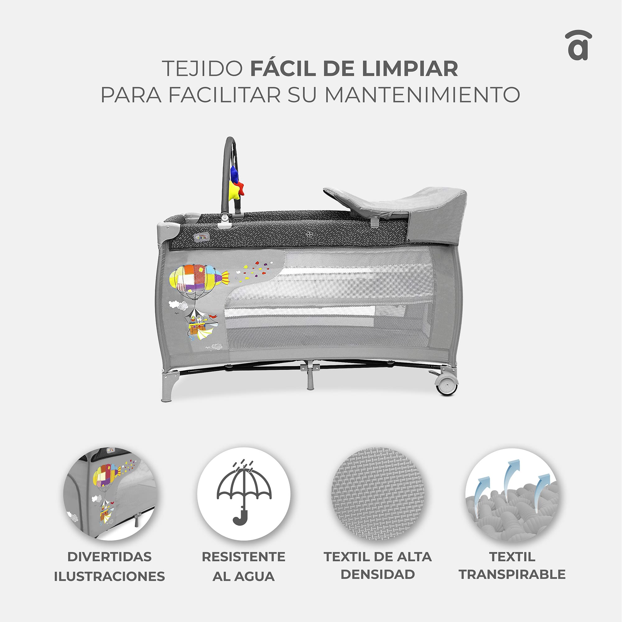 Complete Travel Crib Plus Grinder