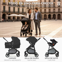 Trio Conversível Biarritz Preto