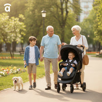 Silla de paseo América 3 negro