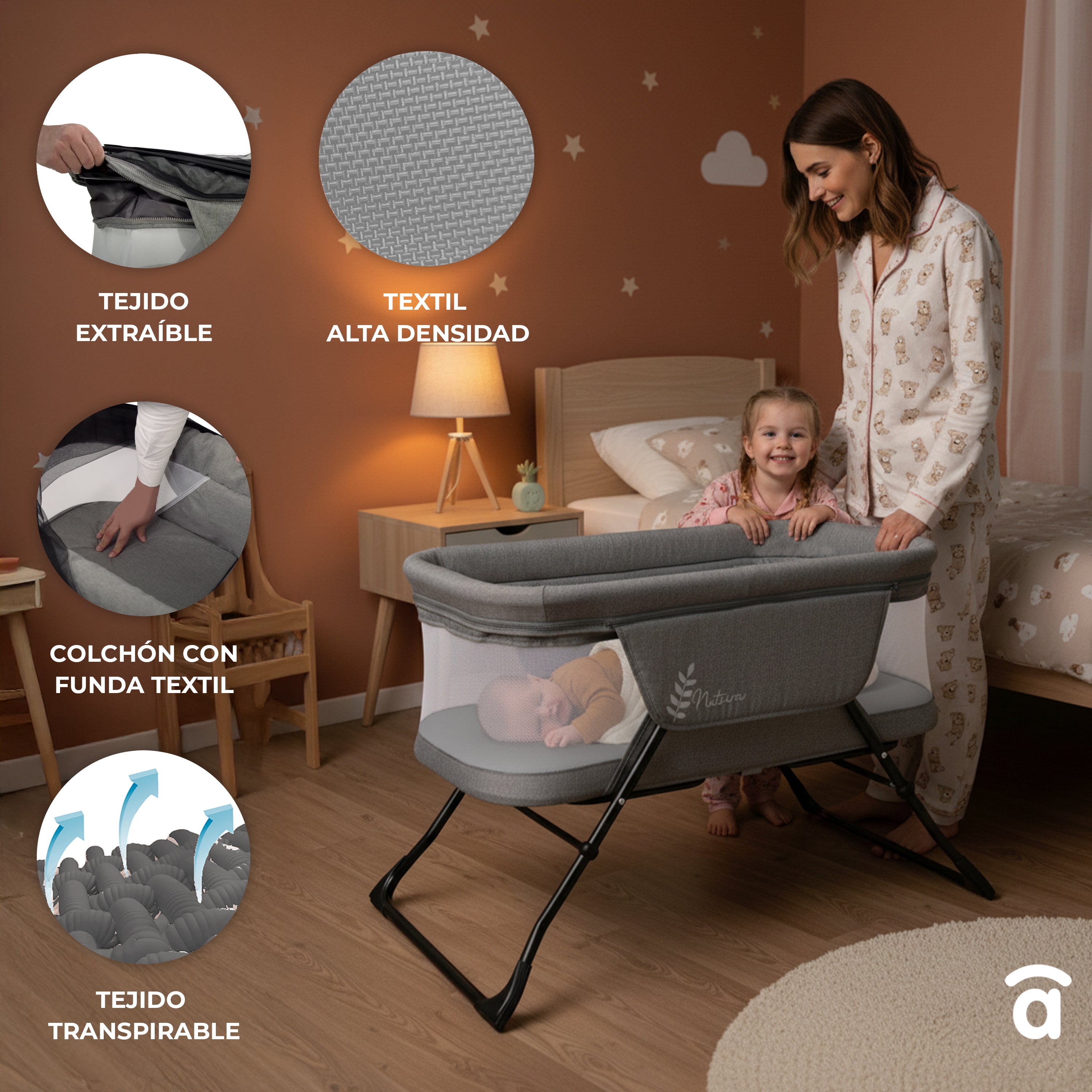 Mini berceau pliant Trip Natura