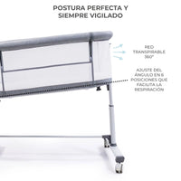 Minicuna de colecho Sky gris