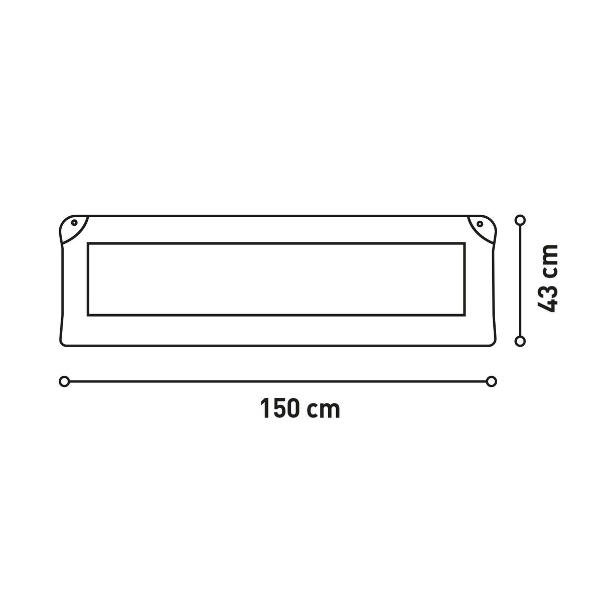 150cm Bed Barrier for Standard Pink Stars Bed
