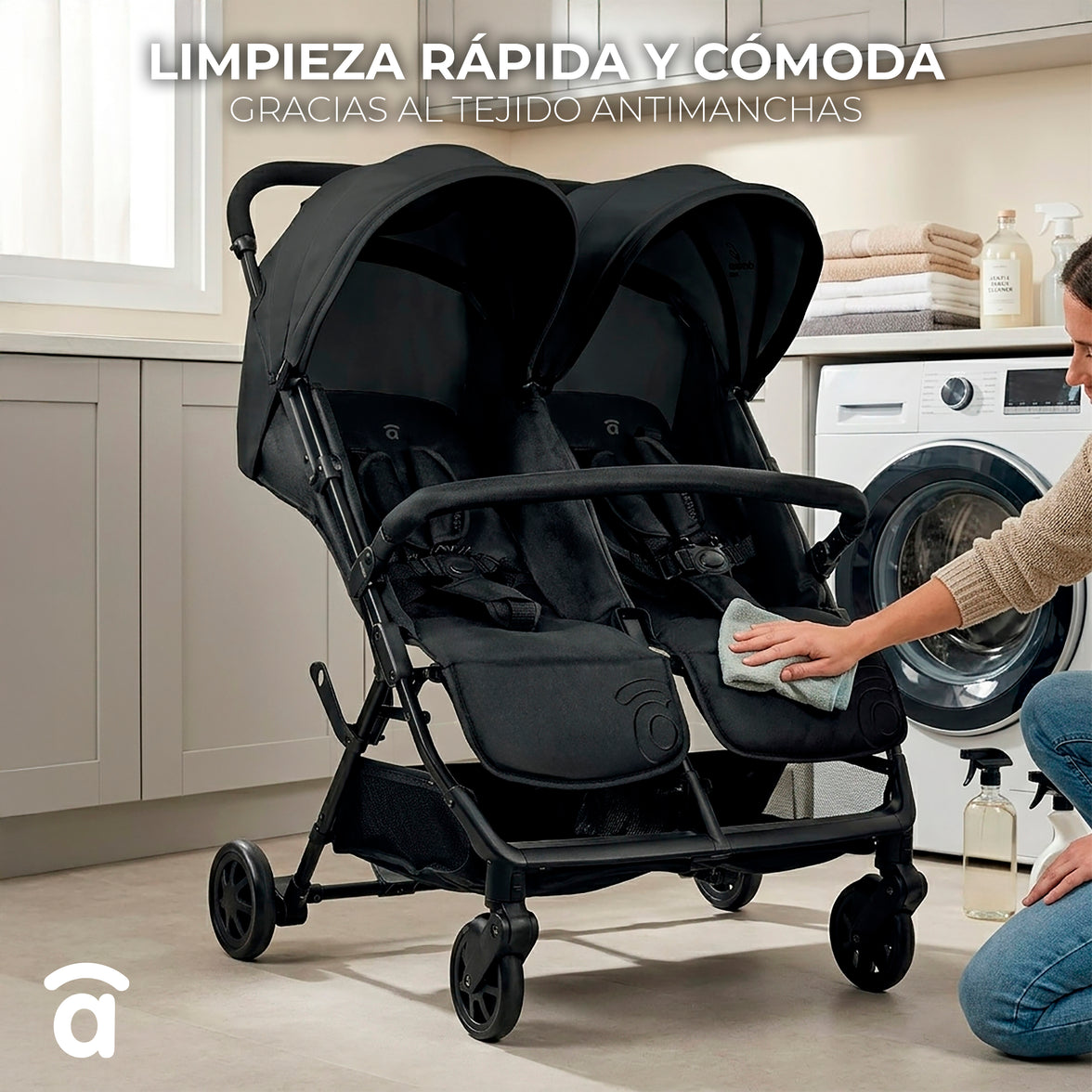 Carrinho Duplo Henry Preto