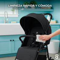 Carrinho de passeio preto nova