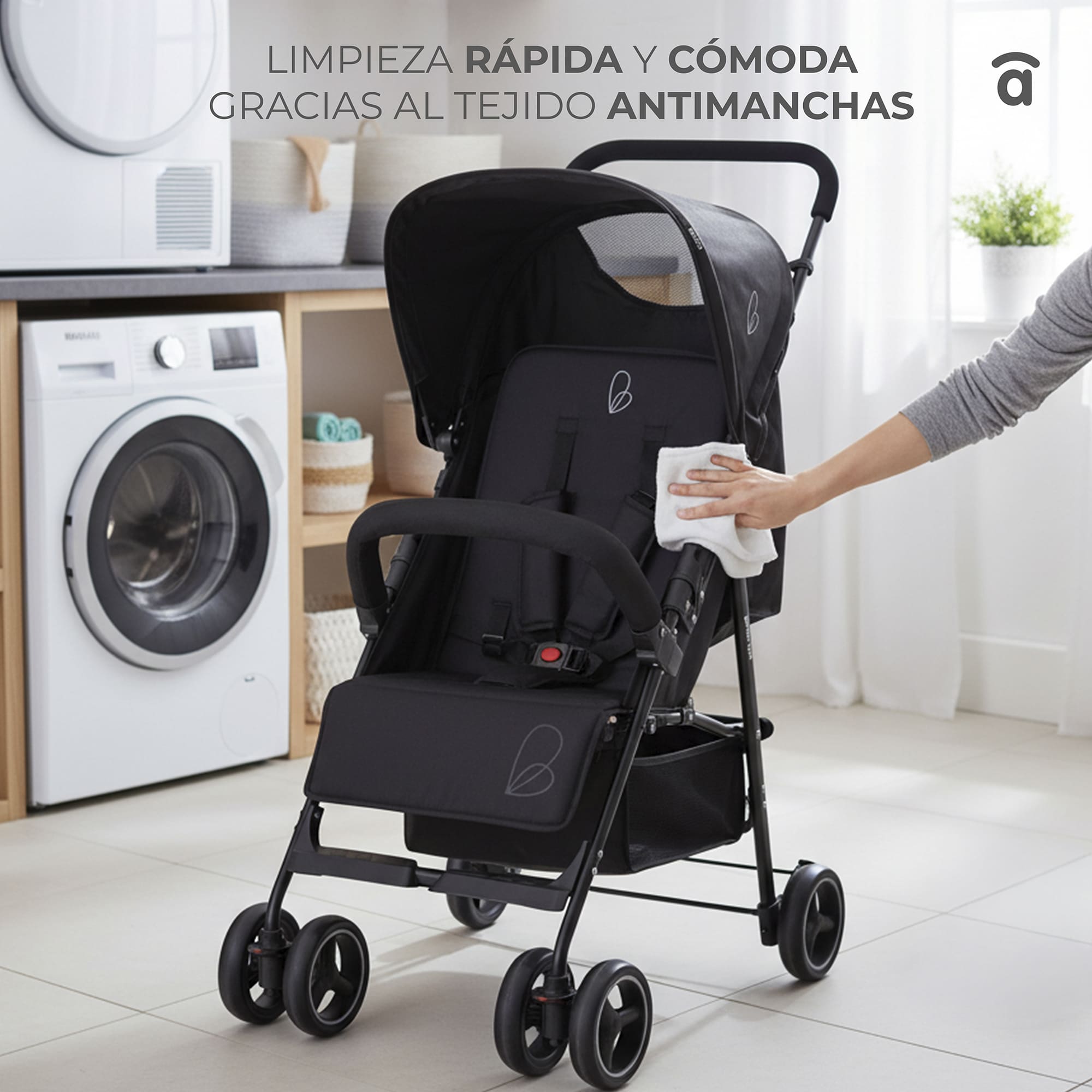 Berlin black stroller