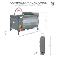 Cuna de viaje Completa Paraguas