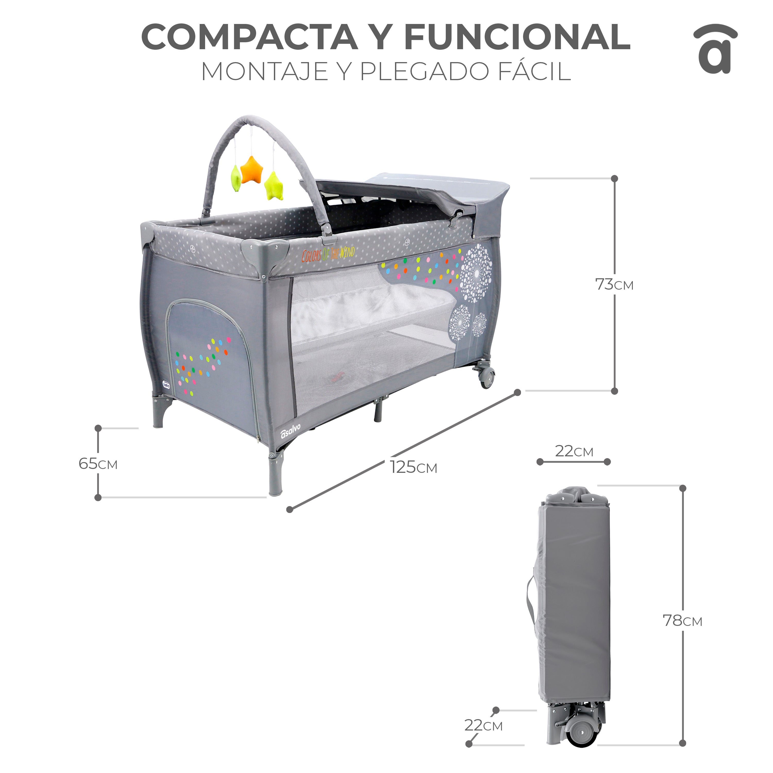 Dandelion Complete Travel Crib