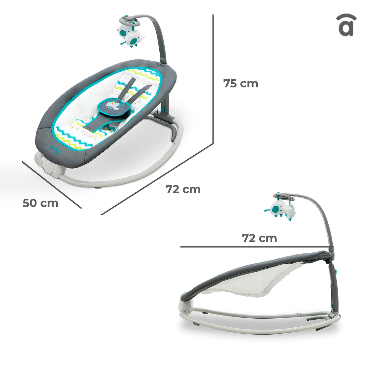 Hamaca Fold Elefante Aqua