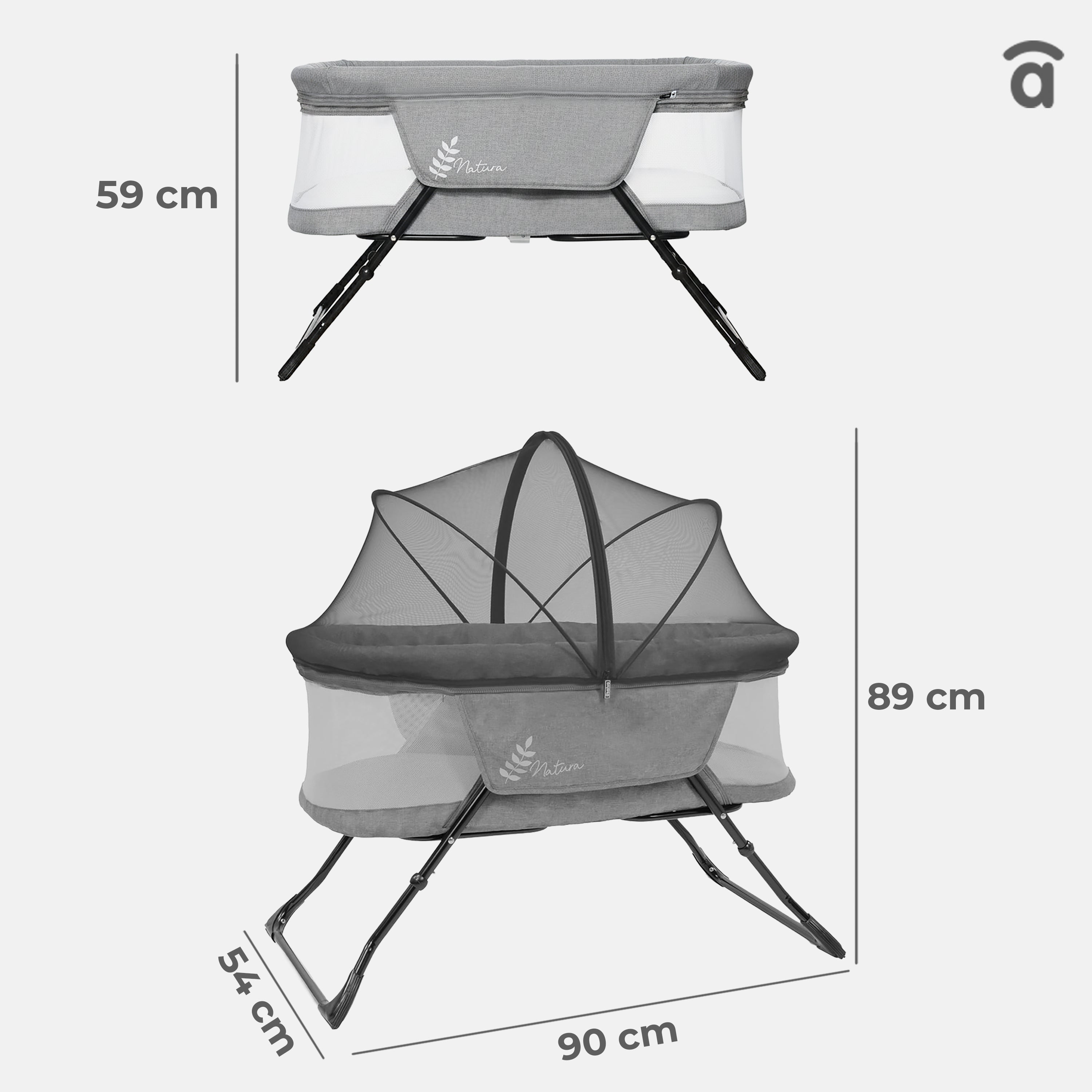 Mini berceau pliant Trip Natura
