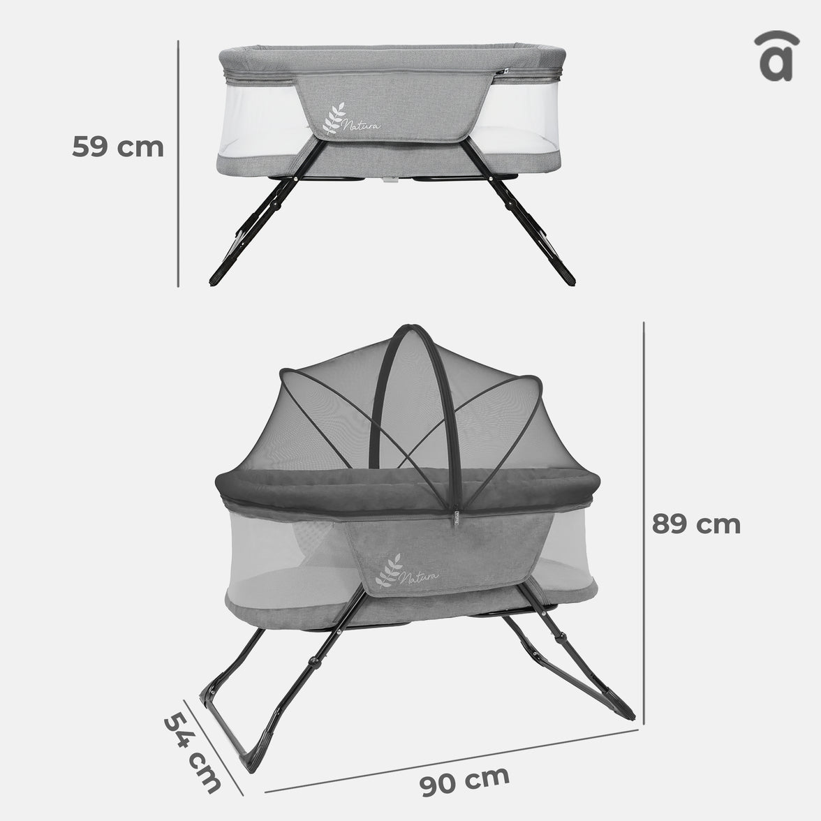 Mini berceau pliant Trip Natura