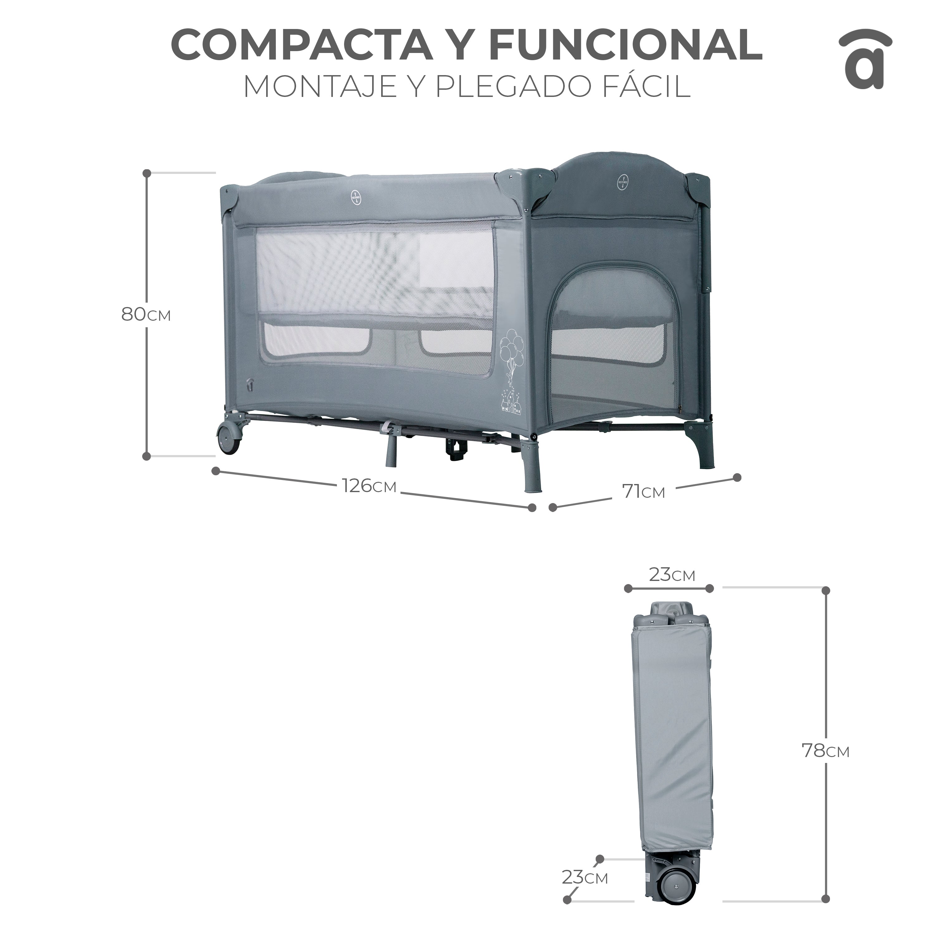 Lit de voyage cododo Together
