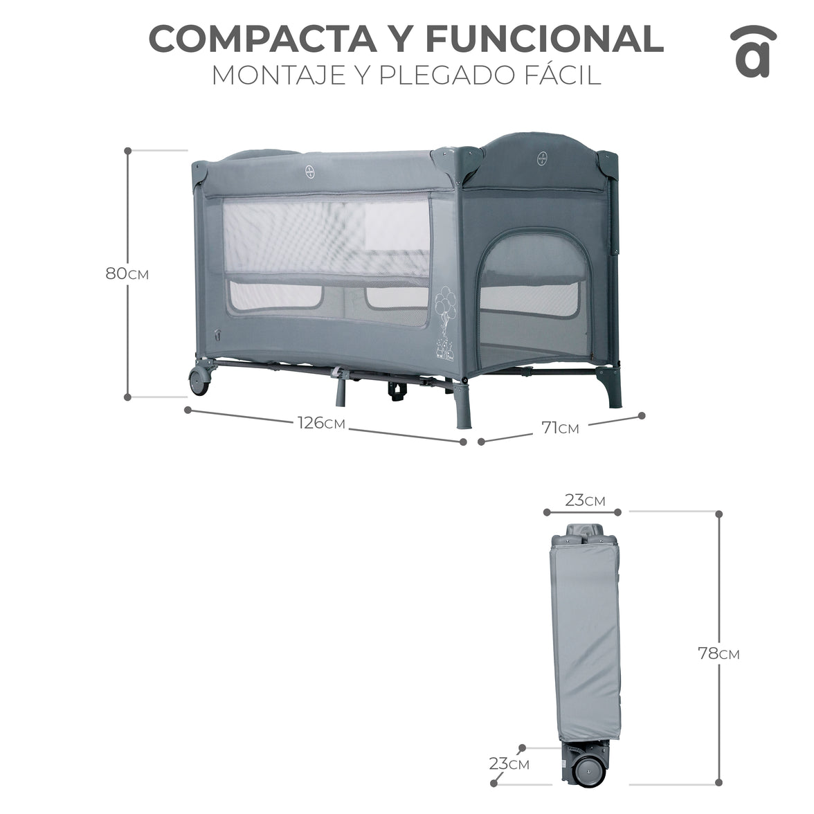 Lit de voyage cododo Together