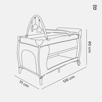 Complete Travel Crib Plus Grinder