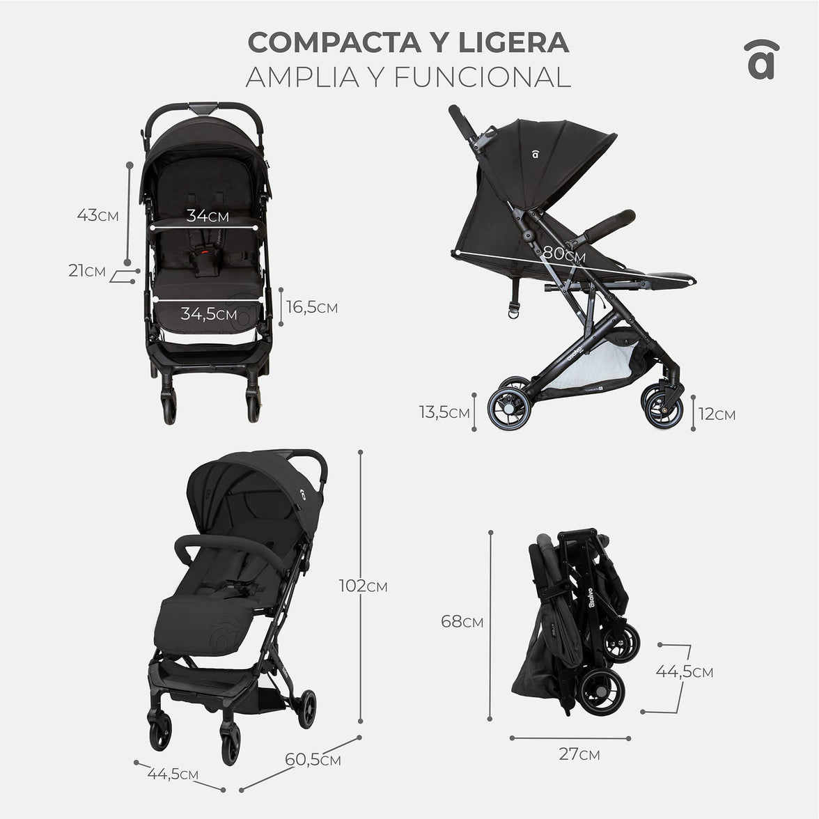 Black Tumbuctu stroller
