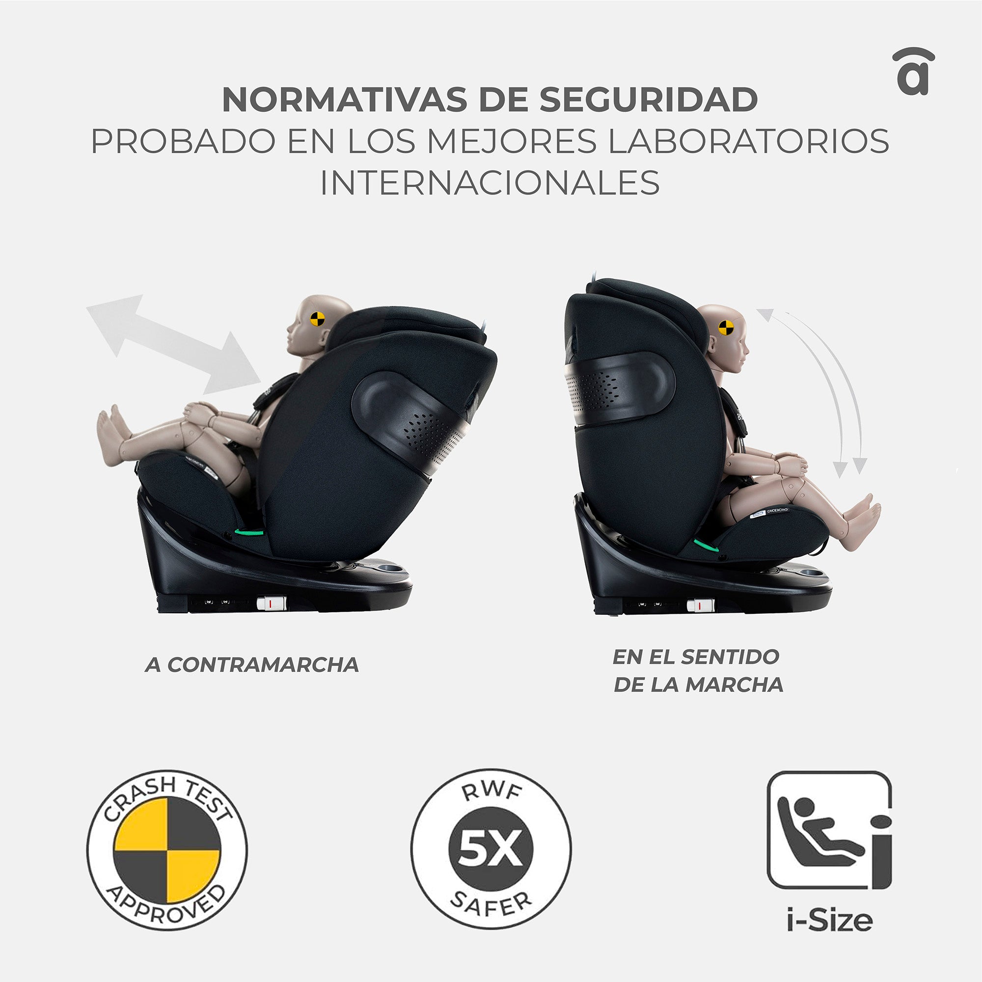 Silla de Auto I-Size Austen 2 Negro