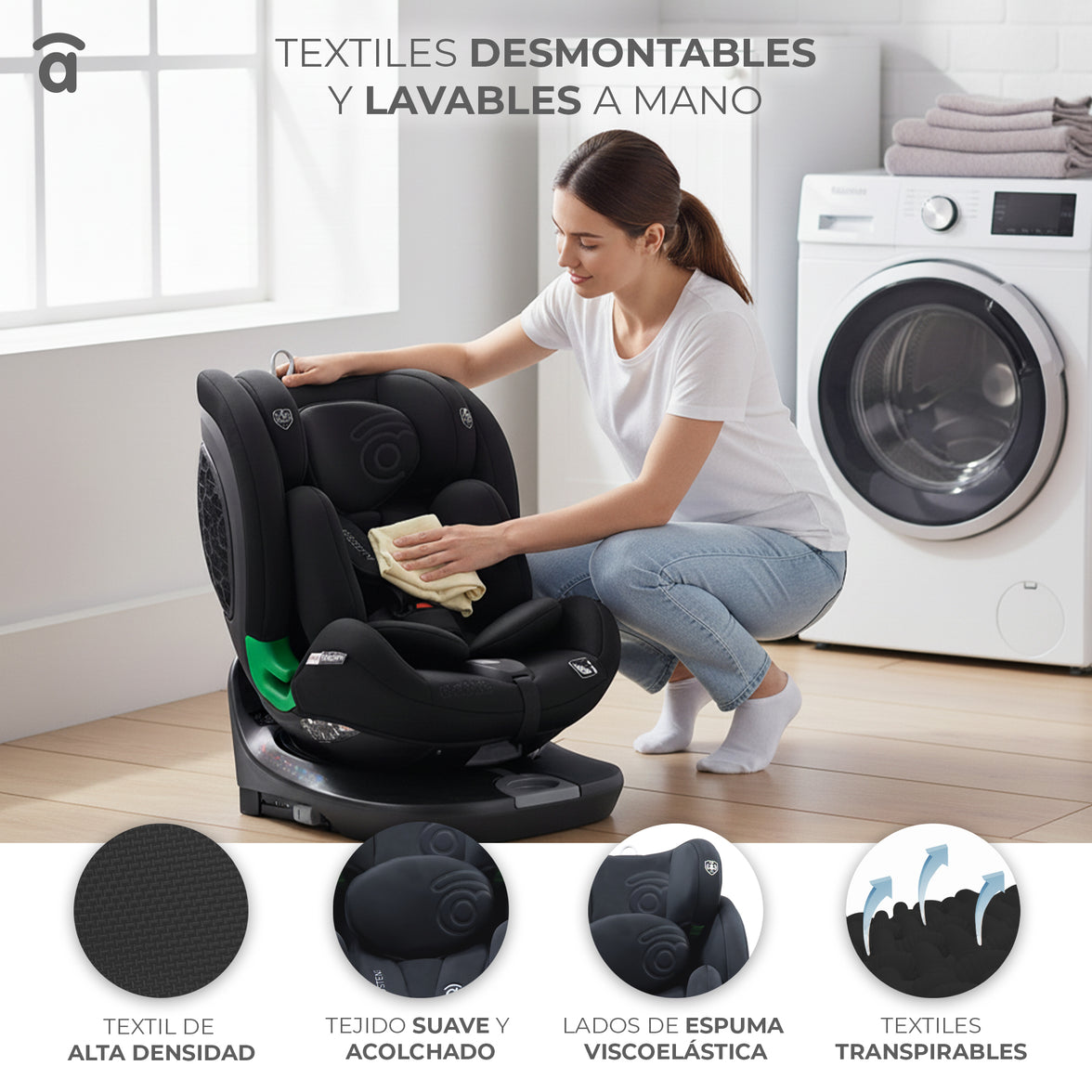Silla de Auto Austen 3 Negra