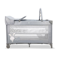 Gray Bunny Complete Travel Crib