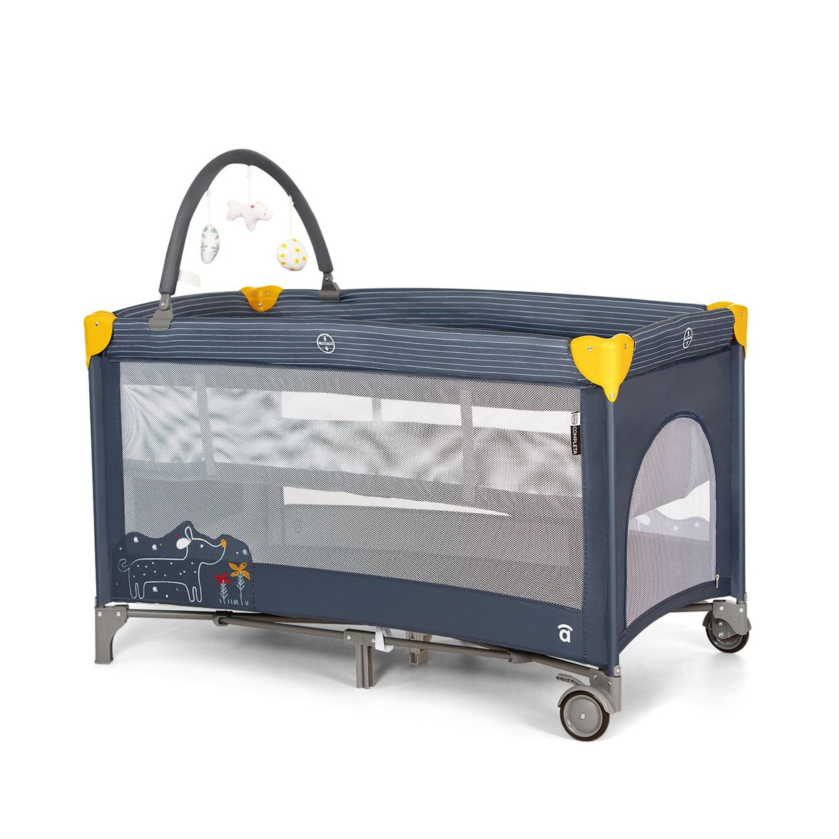 Cuna de viaje Complet Dúo Perrito