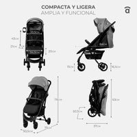 Cotton 2 Gray Stroller