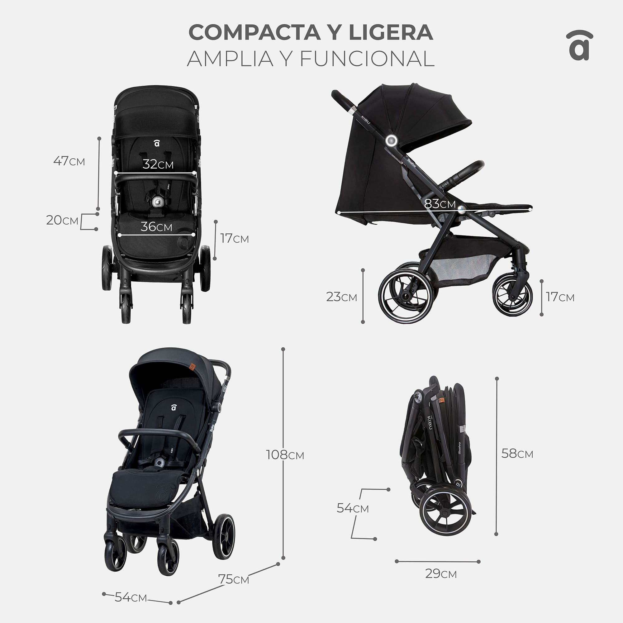 Travel System Kibu black