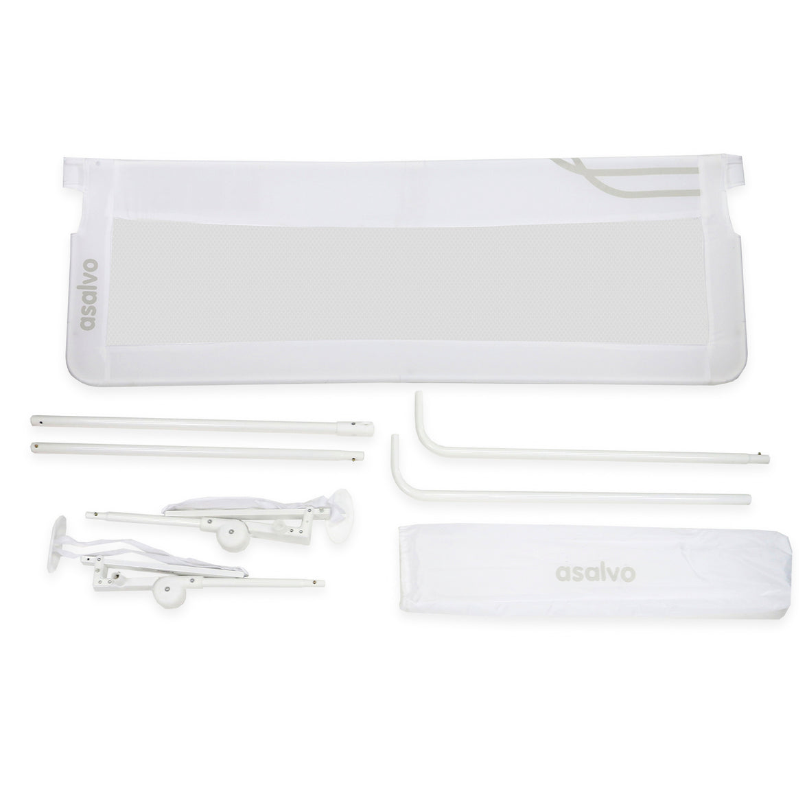 150cm 2-1 Bed Barrier for Trundle or Standard Bed White