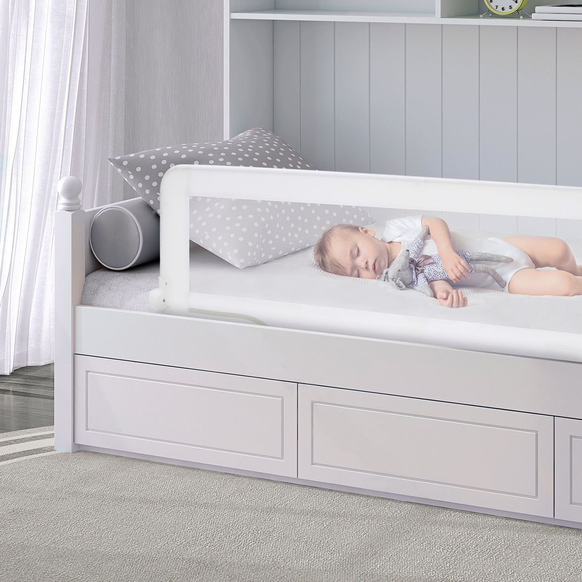 150cm 2-1 Bed Barrier for Trundle or Standard Bed White