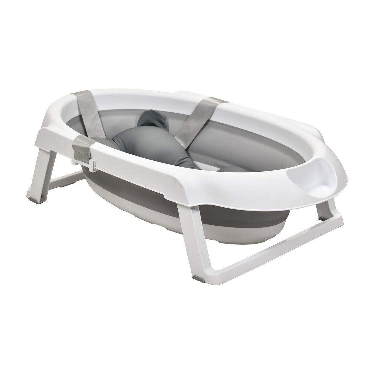 Folding bathtub with legs and Luigi reducer