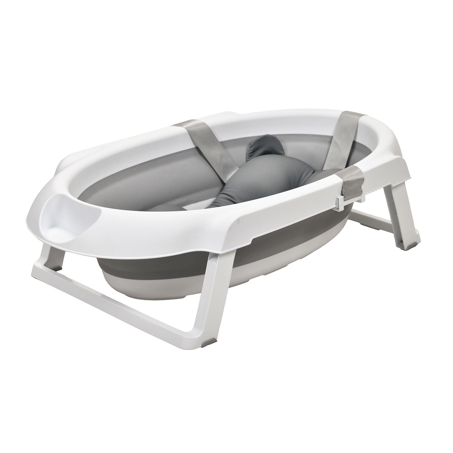 Folding bathtub with legs and Luigi reducer