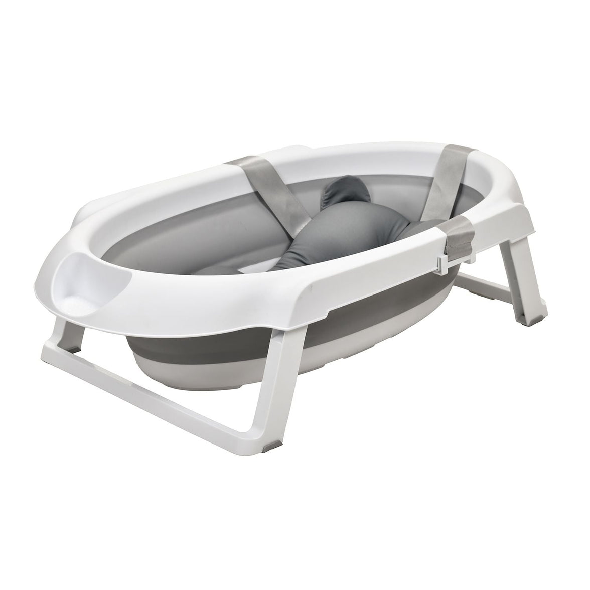 Folding bathtub with legs and Luigi reducer