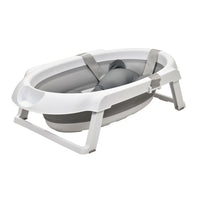 Folding bathtub with legs and Luigi reducer