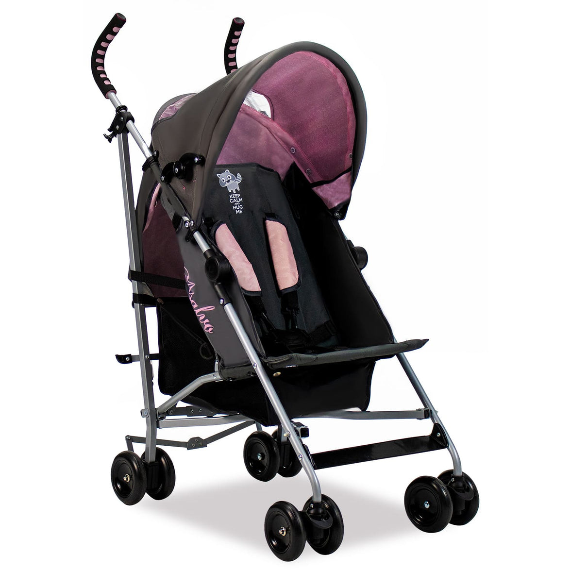 Yolo Raccoon Pink Stroller