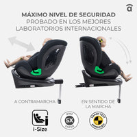 Silla de Auto Upperfix Gris