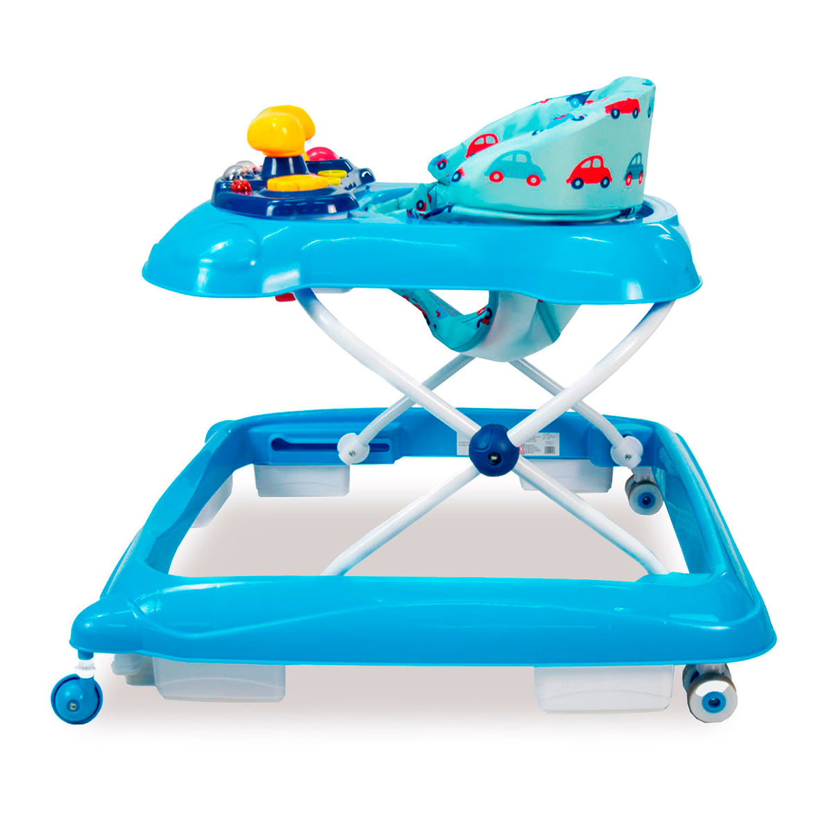 Blue Car Diver Walker