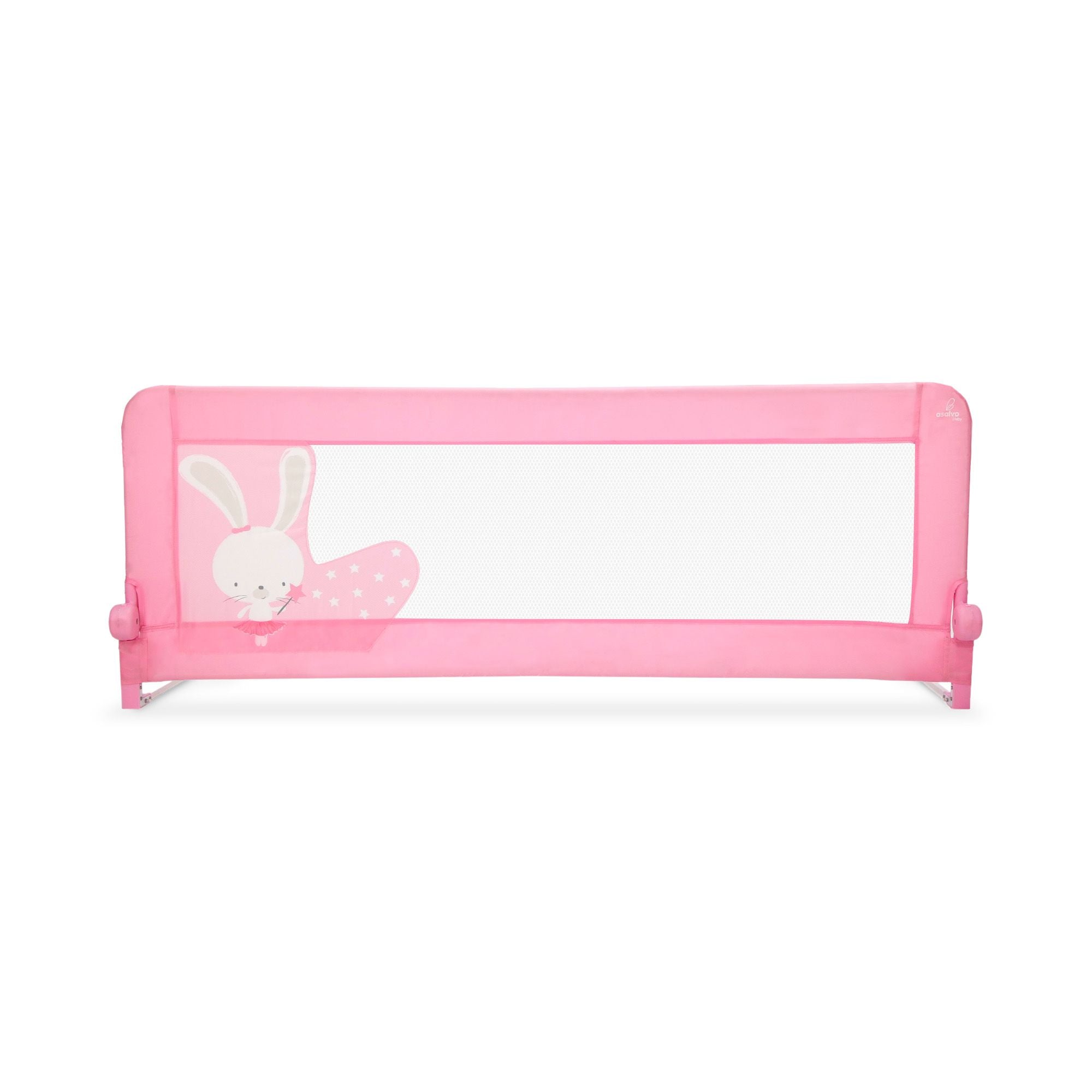 150cm 2-1 Bed Barrier for Nest or Standard Bed Pink Bunny