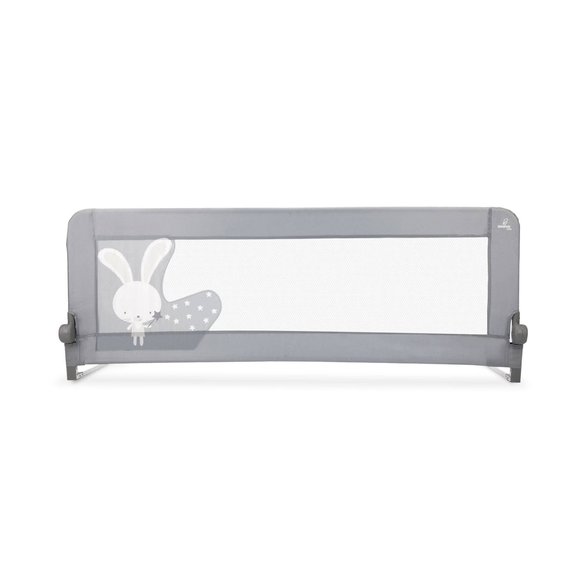 150cm 2-1 Bed Barrier for Nest or Standard Bed Gray Bunny