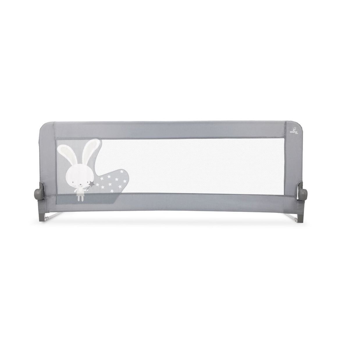 150cm 2-1 Bed Barrier for Nest or Standard Bed Gray Bunny