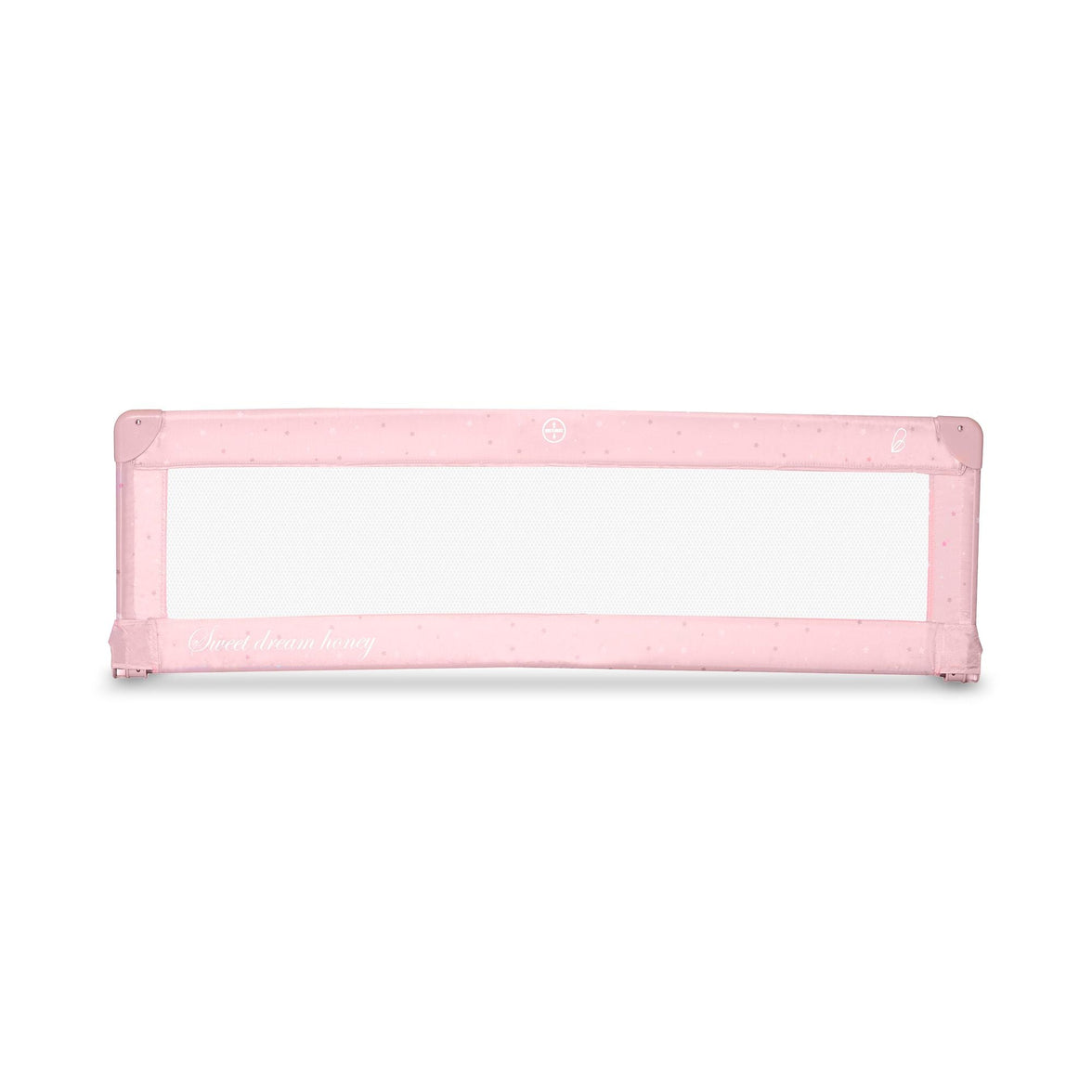 150cm Bed Barrier for Standard Bed Pink Stars