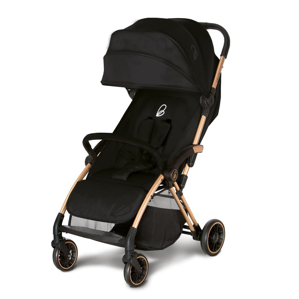 Plis Plas black-gold stroller
